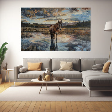Farm Animal Oil Painting